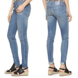 6397 Jeans $275 Women's The News Loose Skinny Classic Used Wash‎ Denim Jeans 26